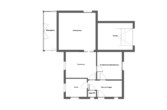 Breinig - Einfamilienhaus mit Wintergarten, Garage und großem Grundstück - Grundriss-Skizze
