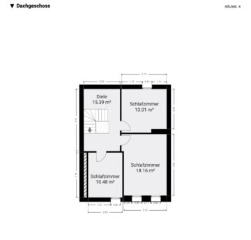 Grundriss Dachgeschoss