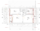 KFW 55 - Stadtvilla im Bauhausstil mit Blick auf den Stadtpark - Grundriss Obergeschoss