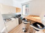 Bezugsfreies, möbliertes 1-Zimmer-Apartment in Uni-Nähe - Küchen und Essbereich