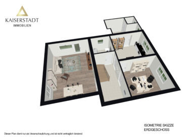 Isometrie Erdgeschoss